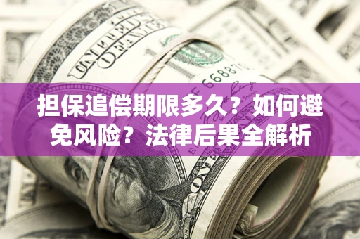 济南担保追偿期限多久？如何避免风险？法律后果全解析