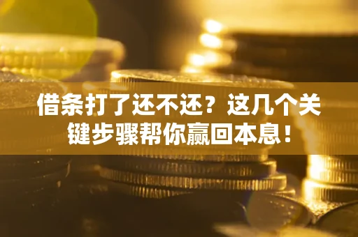 济南借条打了还不还？这几个关键步骤帮你赢回本息！