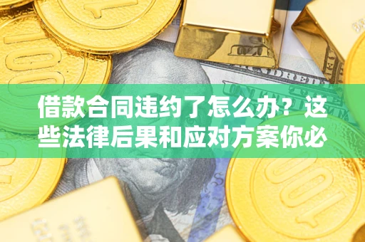 济南借款合同违约了怎么办？这些法律后果和应对方案你必须知道