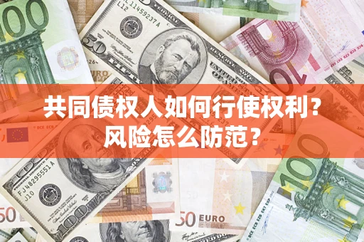 济南共同债权人如何行使权利？风险怎么防范？