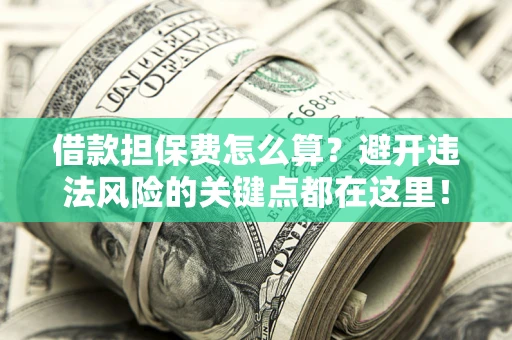 济南借款担保费怎么算？避开违法风险的关键点都在这里！