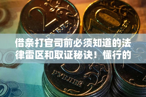 济南借条打官司前必须知道的法律雷区和取证秘诀！懂行的人已经留好这些证据