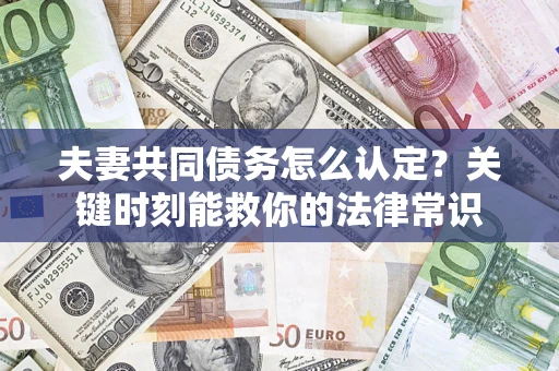 济南夫妻共同债务怎么认定？关键时刻能救你的法律常识